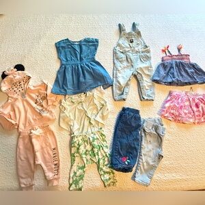 Baby Girl Clothing Bundle size 6-12 months